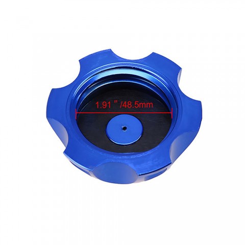 CNC Gas Fuel Tank Cap Cover Breather Vent For ATV Dirt Pit Bike Blue