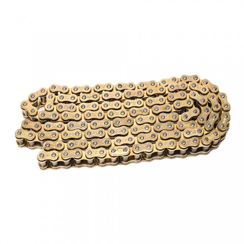 Gold 520 Motorcycle Drive Chain 120 Links O Ring For Pit Dirt Bike Trail ATV