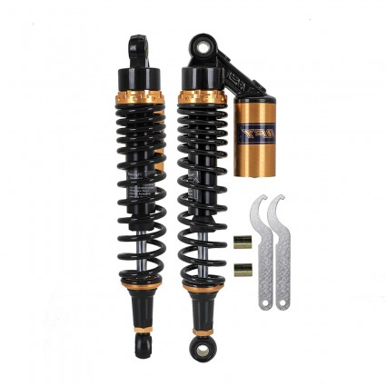 2pc 360mm 540LBS Motorcycle Rear Shock Absorber Suspension Spring 