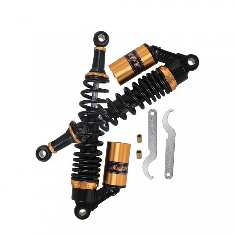 2pc 360mm 540LBS Motorcycle Rear Shock Absorber Suspension Spring 