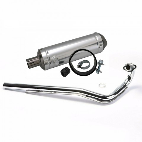 28mm Muffler Exhaust Pipe with Gasket for Pit Dirt Bike CRF50 Apollo
