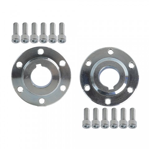 2pcs 6 Stud Sprocket Hub Adapter Plate 20mm For Off-Road Wheel Hubs Go kart