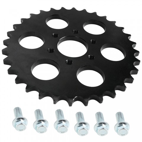 530 Chain 32 Tooth Rear Sprocket 37mm 6 Holes For GY6 ATV Quad Go Kart Buggy Pit