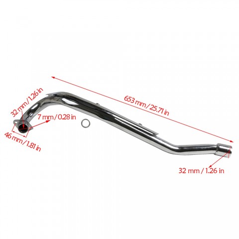 32mm Exhaust Pipe Muffler for Honda CRF70 XR70 CRF110 Taotao SSR