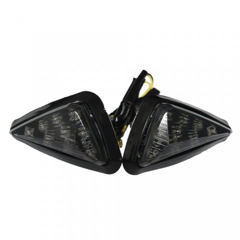 2pcs 12 LED Turn Signal Indicators Blinker Amber Light Dirt bike Motorcycle Quad