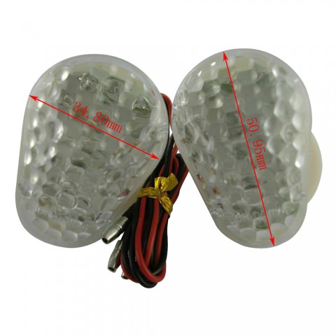 LED Turn Signal Indicated Lights For Kawasaki ZZR600 ZX6R 7R 9R 10R