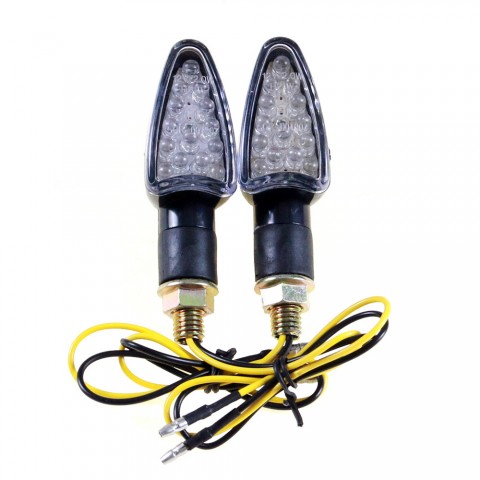 2pcs  Motorcycle LED Turn Signals Blinker Light Indicator Umiversal