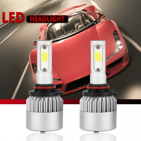 9006 200W 20000LM CREE LED Headlight Kit Hi-Low Beam 6000K White