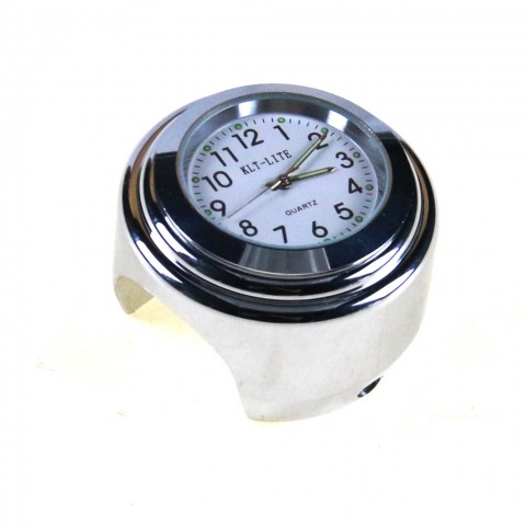 Motorcycle Handlebar Mount Clock Watch Waterproof