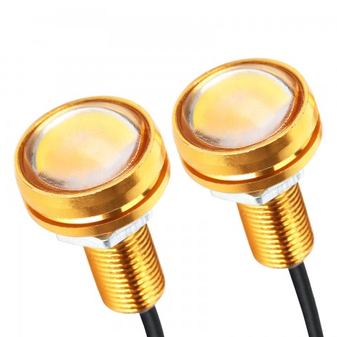 2x 12V LED Turn Signals Blinkers Fog Light For ATV UTV Quad Motorcycle Go Kart