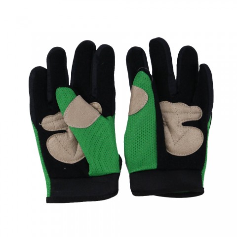 A pair Motorcycle Racing Gloves For Kids Bicycle Dirt Pit Bike Green S