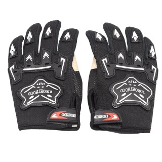 A pair Motorcycle Racing Gloves For Kids Bicycle Dirt PitBike Black  S
