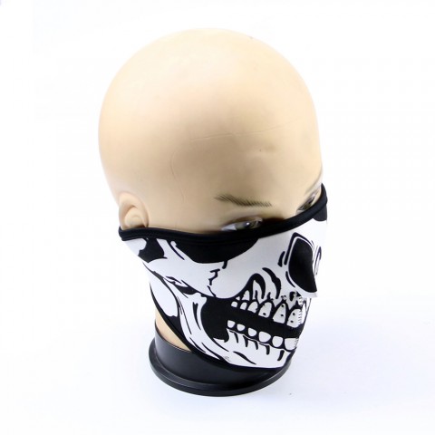 Half Face Mask Bike Motorcycle Biker Riding Protection Skull