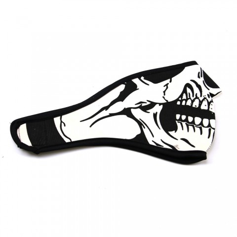 Half Face Mask Bike Motorcycle Biker Riding Protection Skull