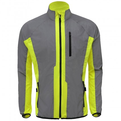 Fluorescent Green Riding Clothes Suit Long Sleeves Protect Gear