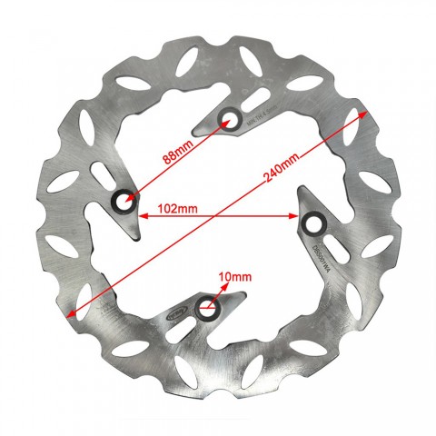 9.4" Rear Right Brake Rotor Disc for CB F 750,XRV AFRICA TWIN 650