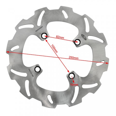 Front Brake Disc Rotor For Kawasaki KX 500 83-84 KLX 650 R 1993 SUZUKI DR 250 SB