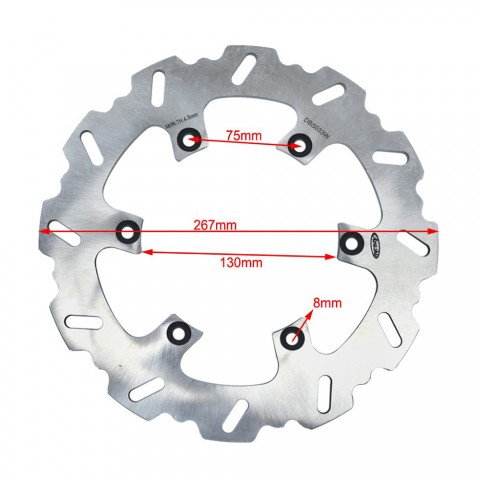 Rear Brake Disc Rotor fit Yamaha FZ FZX 750 XJ 900 FZR FZS 1000 XJR