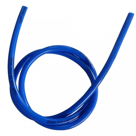 Universal 1M Fuel Gas Oil Delivery Tube Hose Petrol Line Pipe Blue