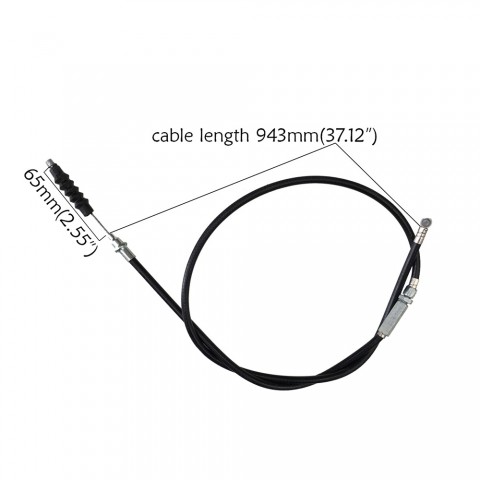 37" 943mm Clutch Cable Line For Yamaha Honda Dirt Pit Bike Scooter ATV
