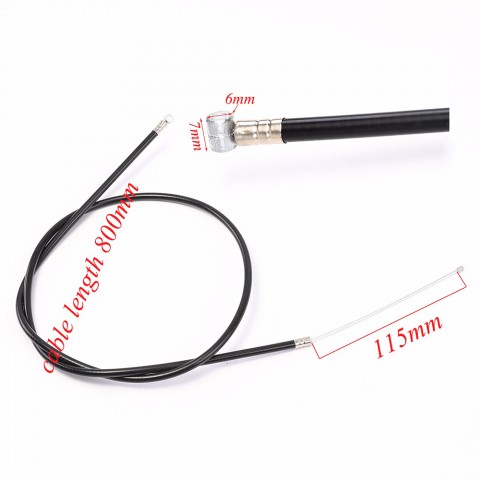 800mm 31.5''Throttle Cable for 2 Stroke Pocket Mini Dirt Bike ATV Taotao