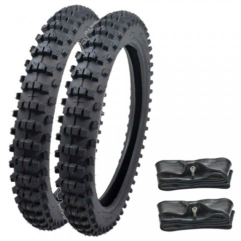 Offroad Front 70/100-19 + Rear 90/100-16 Tire Tube Pitpro Dirt Bike Motocross